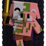 Minecraft Vinyl Figura Zombified Piglin 13 cm