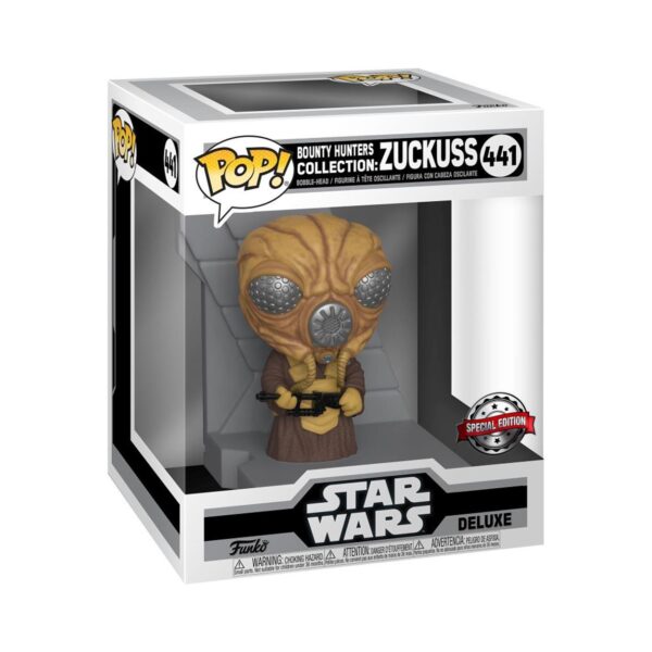 Funko POP! Star Wars Bounty Hunters Collection - Zuckuss (Metallic) (Special Edition) (441) Funko POP! Star Wars Bounty Hunters Collection - Zuckuss (Metallic) (Special Edition) (441)