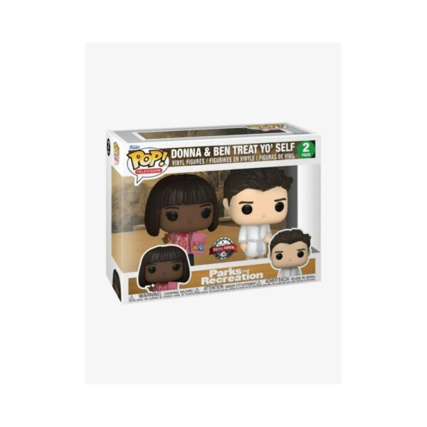 Funko POP! Parks and Recreation - Donna & Ben Treat Yo' Self (Special Edition)