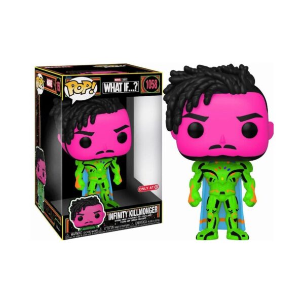 Funko POP! What If...? - Infinity Killmonger (Blacklight) (Special Edition) (1058) (10")