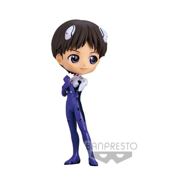 Banpresto Q Posket: Evangelion New Theatrical Edition - Shinji Ikari (Plugsuit Style) (Ver.B) Figura (14cm) (18354)