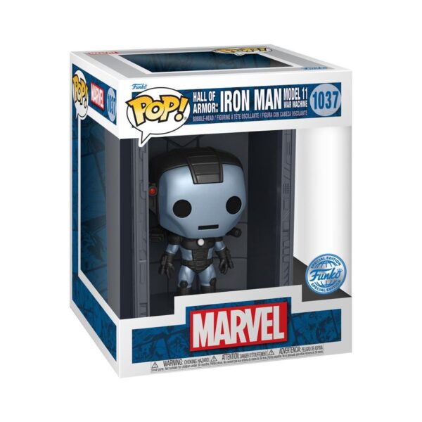 Funko POP! Marvel Hall of Armor: Iron Man Model 11 War Machine (Mettalic) (PX Previews Exclusive) (1037) Funko POP! Marvel Hall of Armor: Iron Man Model 11 War Machine (Mettalic) (PX Previews Exclusive) (1037)