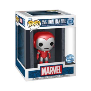 Funko POP! Marvel Hall of Armor: Iron Man Model 8 Silver Centurion (Mettalic) (PX Previews Exclusive) (1038)
