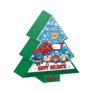 Funko Pocket POP! 4-Pack Marvel - Happy Holidays Tree Box (GiTD) (Diamond Collection) Kulcstartó Funko Pocket POP! 4-Pack Marvel - Happy Holidays Tree Box (GiTD) (Diamond Collection) Kulcstartó