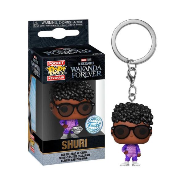 Funko Pocket POP! Marvel Black Panther Wakanda Forever - Shuri Kulcstartó
