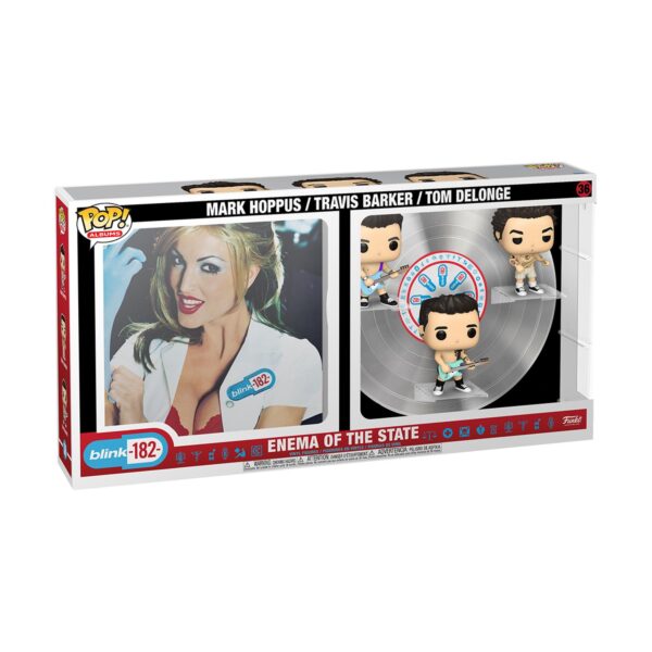 Funko POP! Blink-182 - Mark Hoppus, Travis Barker, Tom DeLonge (Enema of the State) (36) Funko POP! Blink-182 - Mark Hoppus, Travis Barker, Tom DeLonge (Enema of the State) (36)