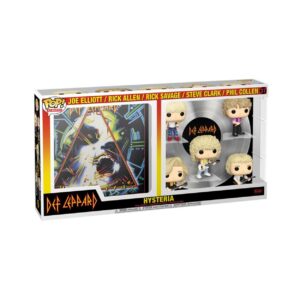 Funko POP! Def Leppard - Joe Elliott, Rick Allen, Rick Savage, Steve Clark & Phil Collen (Hysteria Tour 1987) (Special Edition) (37)