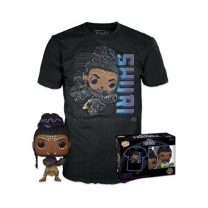 Funko POP! Marvel Black Panther - Shuri (GiTD) & T-Shirt (S)