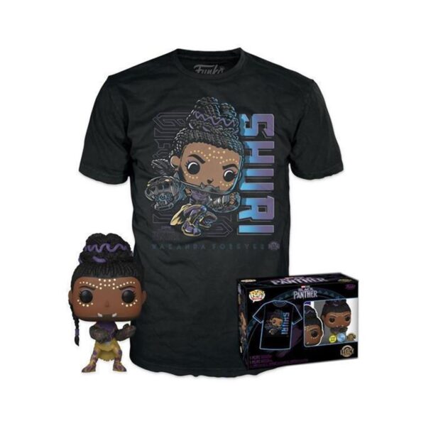 Funko POP! Marvel Black Panther - Shuri (GiTD) & T-Shirt (L) Funko POP! Marvel Black Panther - Shuri (GiTD) & T-Shirt (L)