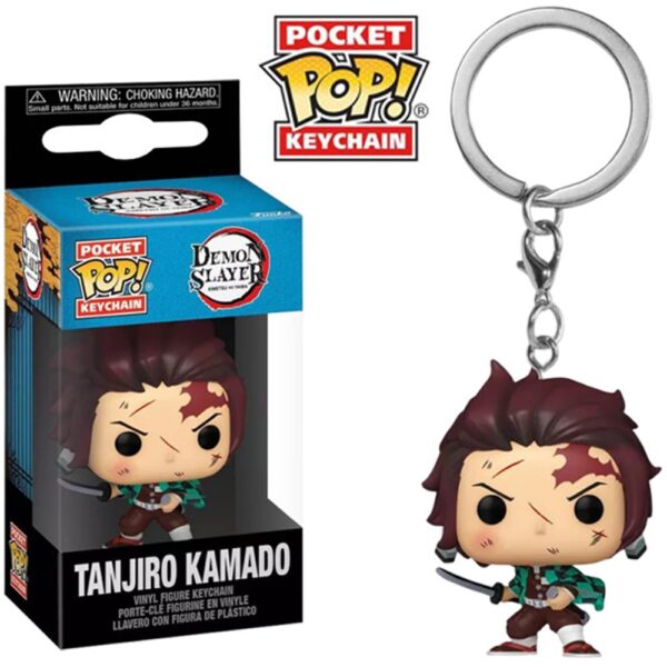 Funko Pocket POP! Demon Slayer S2 - Tanjiro Kamado (Bloody) Kulcstartó