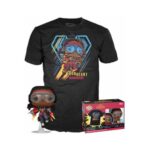 Funko POP! Marvel Black Panther Wakanda Forever - Iron Heart Riri Williams (GiTD) and T Shirt (S)