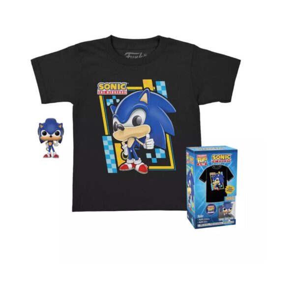 Funko Pocket POP! Sonic (Flocked) and T Shirt (XL) Funko Pocket POP! Sonic (Flocked) and T Shirt (XL)