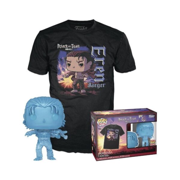 Funko POP! Attack on Titan Final Season - Eren Jaeger (with Marks) and T-Shirt (S) Funko POP! Attack on Titan Final Season - Eren Jaeger (with Marks) and T-Shirt (S)