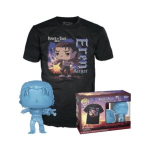 Funko POP! Attack on Titan Final Season - Eren Jaeger (with Marks) and T-Shirt (L) Funko POP! Attack on Titan Final Season - Eren Jaeger (with Marks) and T-Shirt (L)