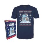 Funko Boxed Tees: Disney Star Wars Holiday - R2-D2 Snowman (L)