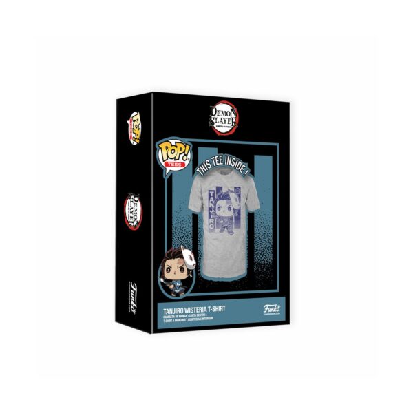 Funko Boxed Tee: Demon Sleyer - Tanjiro with Wisteria (XL)