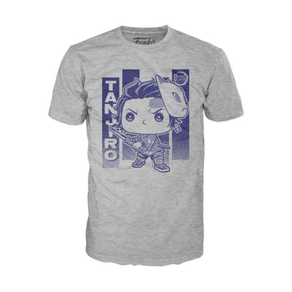 Funko Boxed Tee: Demon Sleyer - Tanjiro with Wisteria (XL)