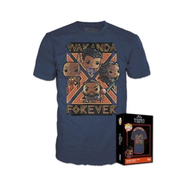 Funko Boxed Tee: Black Panther Wakanda Forever T-Shirt (S) Funko Boxed Tee: Black Panther Wakanda Forever T-Shirt (S)