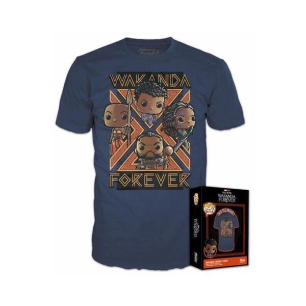 Funko Boxed POP! Marvel Black Panther Wakanda Forever T-Shirt (XL) Funko Boxed POP! Marvel Black Panther Wakanda Forever T-Shirt (XL)