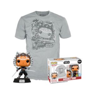 Funko POP! Disney Star Wars - Ahsoka Tano (GiTD) & T-Shirt (M) Funko POP! Disney Star Wars - Ahsoka Tano (GiTD) & T-Shirt (M)