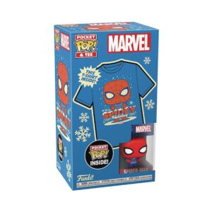 Funko Pocket POP! Marvel - Holiday Spiderman & T-Shirt (M) Funko Pocket POP! Marvel - Holiday Spiderman & T-Shirt (M)