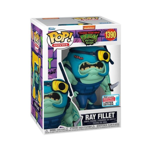 Funko POP! Teenage Mutant Ninja Turtles: Mutant Mayhem - Ray Fillet (Convention Limited Edition) (1390)