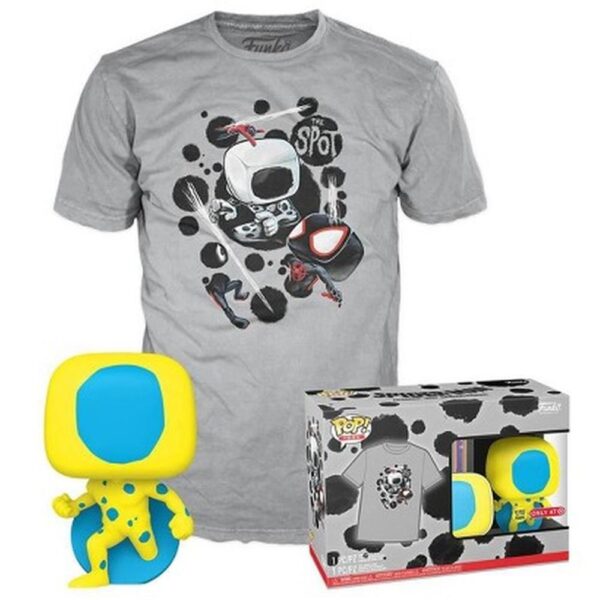 Funko POP! Spider-Man Across the Spider-Verse - The Spot (Blacklight) (Special Edition) (GiTD) and T-Shirt (M) Funko POP! Spider-Man Across the Spider-Verse - The Spot (Blacklight) (Special Edition) (GiTD) and T-Shirt (M)