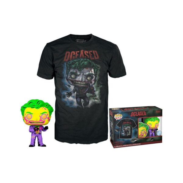 Funko POP! Comic Cover DC - The Joker (Blacklight) (Special Edition) & T-Shirt (L) Funko POP! Comic Cover DC - The Joker (Blacklight) (Special Edition) & T-Shirt (L)