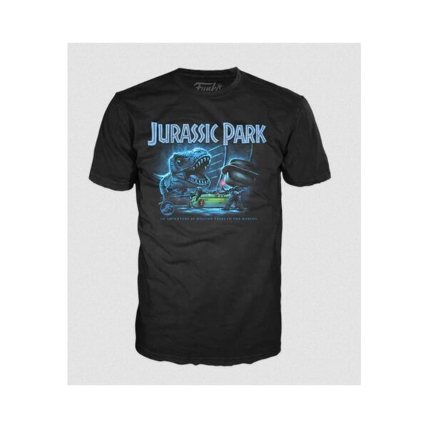 Funko POP! Tee Jurassic Park - T-Rex with Jeep (XL)
