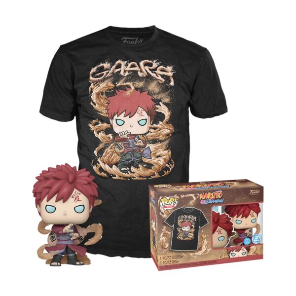 Funko POP! Naruto - Gaara (GiTD) and T-Shirt (S)