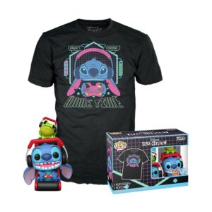 Funko POP! Lilo and Stitch - Gamer Stitch with Frog and T-Shirt (L)