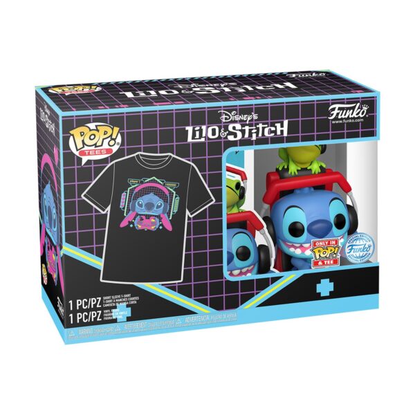 Funko POP! Lilo and Stitch - Gamer Stitch with Frog and T-Shirt (L) Funko POP! Lilo and Stitch - Gamer Stitch with Frog and T-Shirt (L)