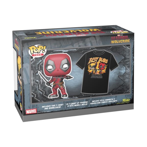 Funko POP! Deadpool & Wolverine - Deadpool & Wolverine Best Bubs and T-Shirt (S) Funko POP! Deadpool & Wolverine - Deadpool & Wolverine Best Bubs and T-Shirt (S)