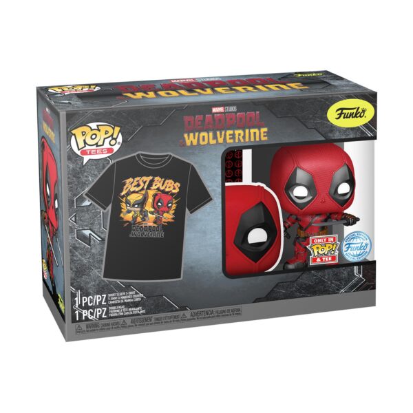 Funko POP! Deadpool & Wolverine - Deadpool & Wolverine Best Bubs and T-Shirt (M) Funko POP! Deadpool & Wolverine - Deadpool & Wolverine Best Bubs and T-Shirt (M)