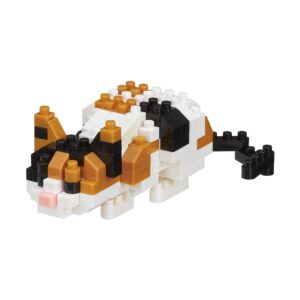 Bandai Nanoblock : Animal - Calicot Cat Építő Figura (NBC265)