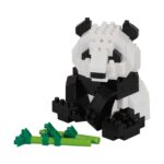 Bandai Nanoblock : Animal - Giant Panda Építő Figura (NBC328)