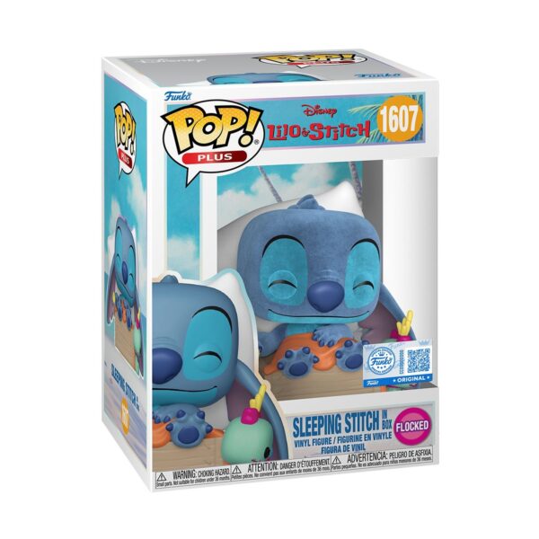Funko POP! Lilo & Stitch - Sleeping Stitch in Box (Flocked) (Special Edition) (1607)
