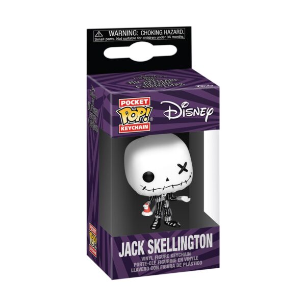 Funko Pocket POP! The Nightmare Before Christmas (Patchwork) - Jack Skellington Kulcstartó Funko Pocket POP! The Nightmare Before Christmas (Patchwork) - Jack Skellington Kulcstartó
