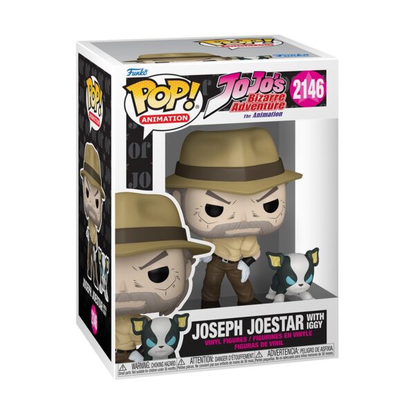 Funko POP! JoJo's Bizarre Adventure - Joseph Joestar with Iggy (2146) Funko POP! JoJo's Bizarre Adventure - Joseph Joestar with Iggy (2146)