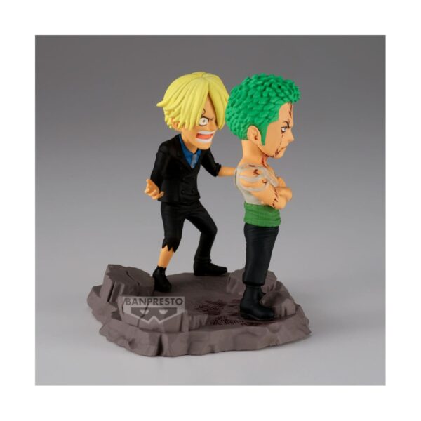 Banpresto World Collectable Figura Log Stories: One Piece - Roronoa Zoro & Sanji Figuras (8cm) (29523) Banpresto World Collectable Figura Log Stories: One Piece - Roronoa Zoro & Sanji Figuras (8cm) (29523)