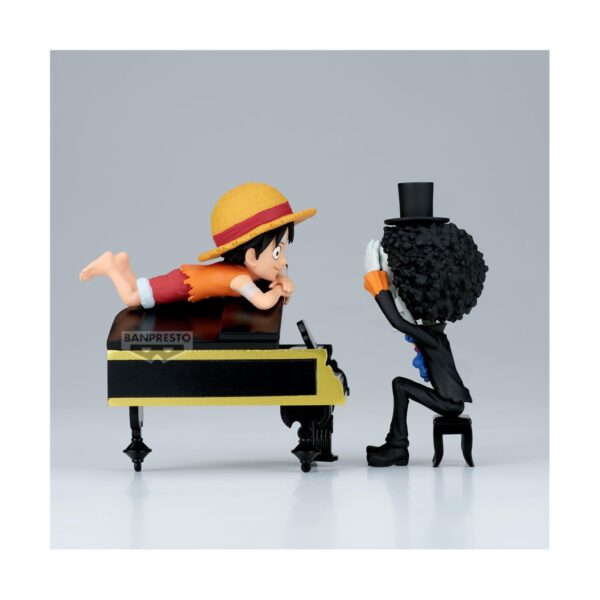 Banpresto World Collectable Figura Log Stories: One Piece - Monkey D.Luffy & Brook Szobor (8cm) (29640) Banpresto World Collectable Figura Log Stories: One Piece - Monkey D.Luffy & Brook Szobor (8cm) (29640)