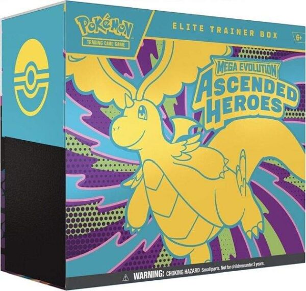 Pokemon Mega Evolution Ascended Heroes Elite Trainer Box