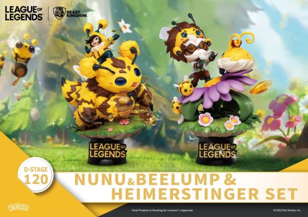 League of Legends D-Stage PVC Diorama Set Nunu & Beelump & Heimerstinger 16 cm League of Legends D-Stage PVC Diorama Set Nunu & Beelump & Heimerstinger 16 cm