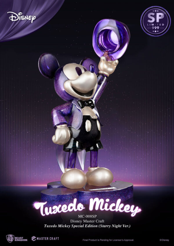 Mickey Mouse Master Craft Szobor 1/4 Tuxedo Mickey Special Edition Starry Night Ver. 47 cm