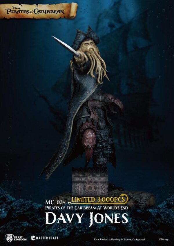 Pirates of the Caribbean: At World's End Master Craft Szobor Davy Jones 42 cm