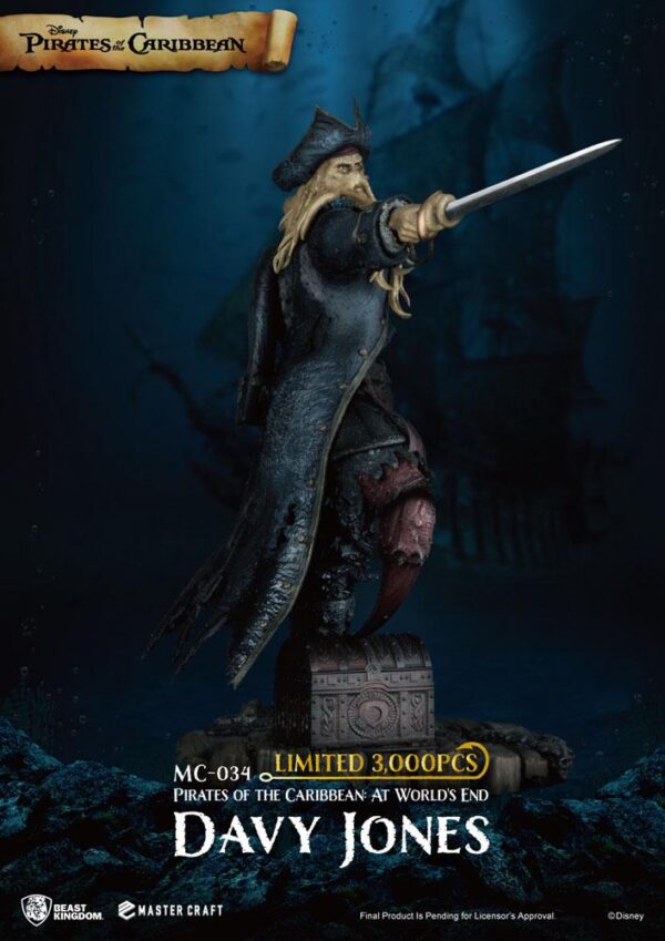 Pirates of the Caribbean: At World's End Master Craft Szobor Davy Jones 42 cm