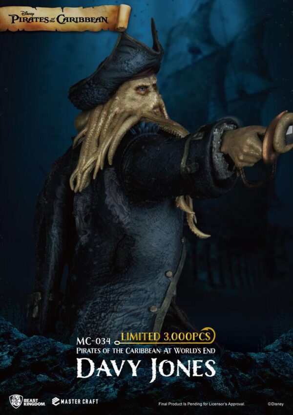 Pirates of the Caribbean: At World's End Master Craft Szobor Davy Jones 42 cm