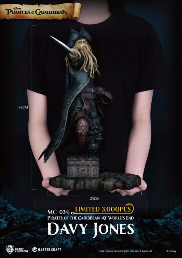 Pirates of the Caribbean: At World's End Master Craft Szobor Davy Jones 42 cm