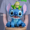 Disney 100th Master Craft Szobor Stitch with Frog 34 cm