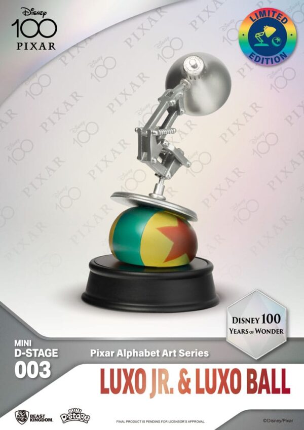 Disney Mini Diorama Stage Szobors 10 cm 100 Years of Wonder Pixar Alphabet Art Assortment (6) Disney Mini Diorama Stage Szobors 10 cm 100 Years of Wonder Pixar Alphabet Art Assortment (6)